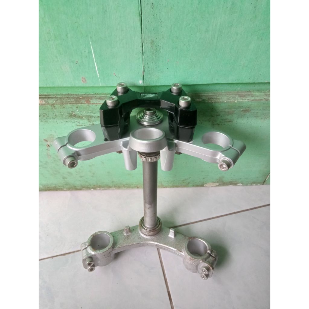 segitiga t tripel clamp atas bawah ninja set raiser cb150r led pnp honda cb mp gl tiger ori