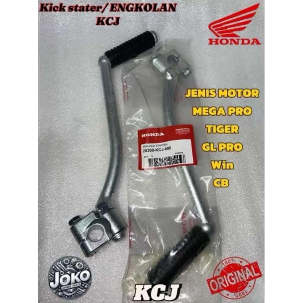 kick stater engkolan gl pro, megapro, neotec, tiger, cb gl, engkolan cb gl