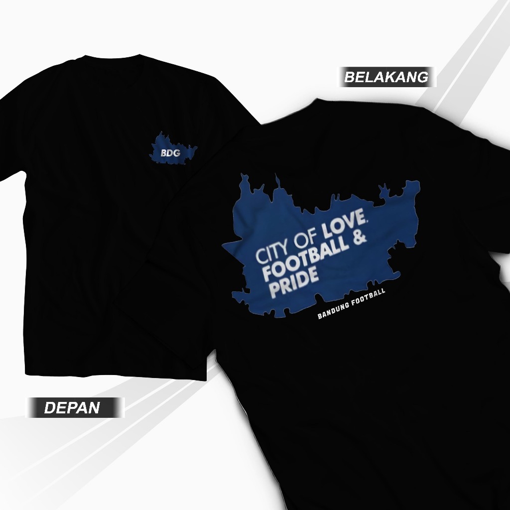 Tshirt Bandung City Of Love Tshirt Bandung Football Fans