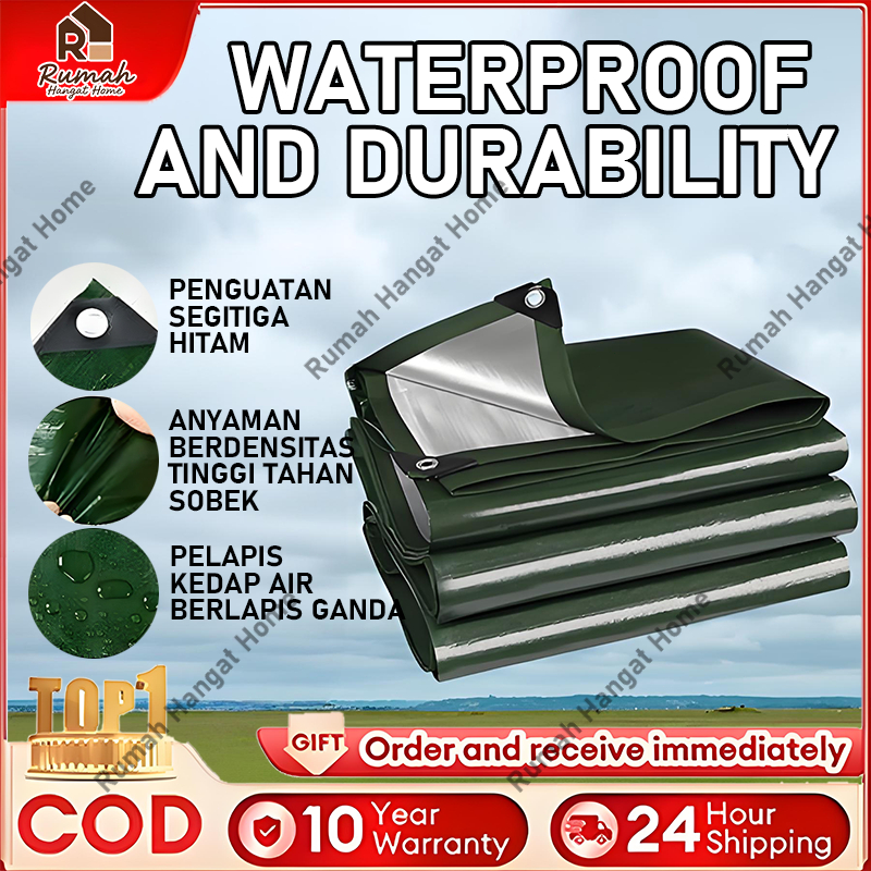 Terpal Plastik Hijau Terpal Tahan Air Tahan Hujan Tahan panas dan beku mengentalkan Tahan air Waterp