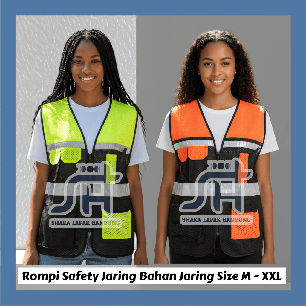 Rompi Jaring Safety - Rompi Pria - Rompi Proyek Termurah