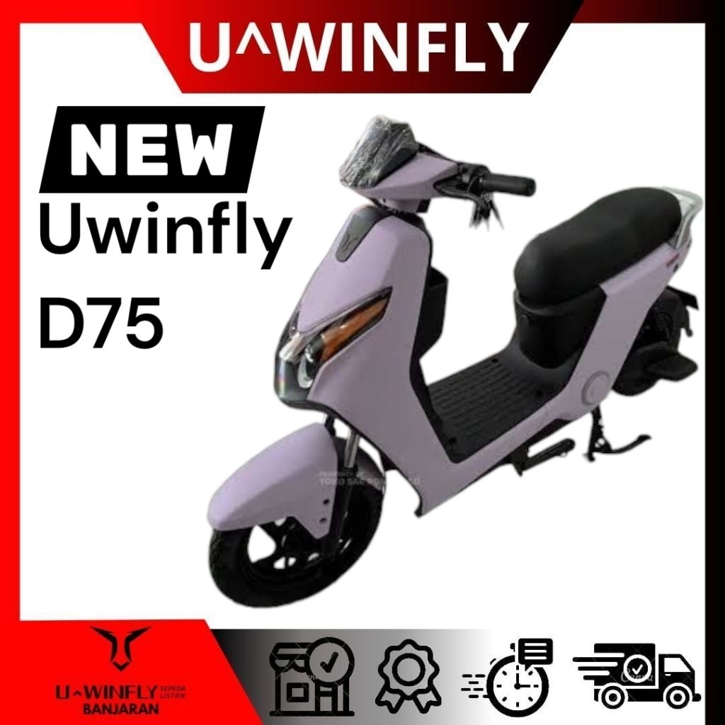 PROMO SEPEDA LISTRIK TERBARU | uwinfly D75, Dinamo 600 W