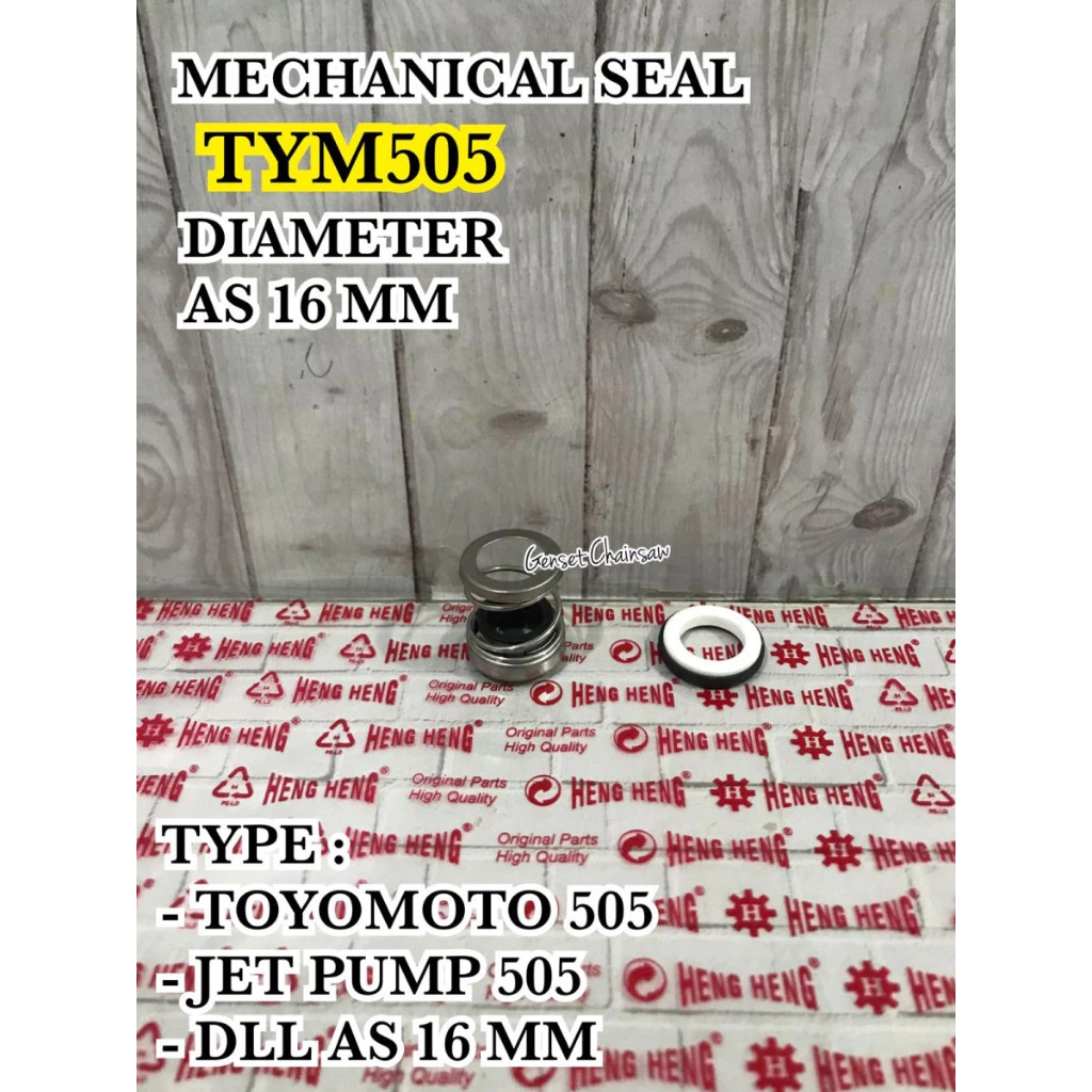 Mechanical seal TYM 505 sil M'seal pompa air Toyomoto 505 AS 16MM 16 MM TYM505