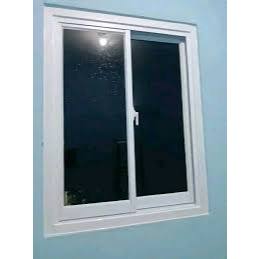 Kusen+jendela sleding aluminium kusen 3inch kaca 5mm bisa custom ukuran free packing