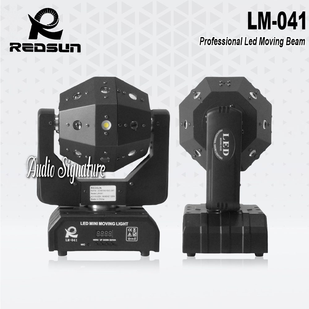 REDSUN LM 041 Ball Moving Head Beam Laser Mini LED RGB Original