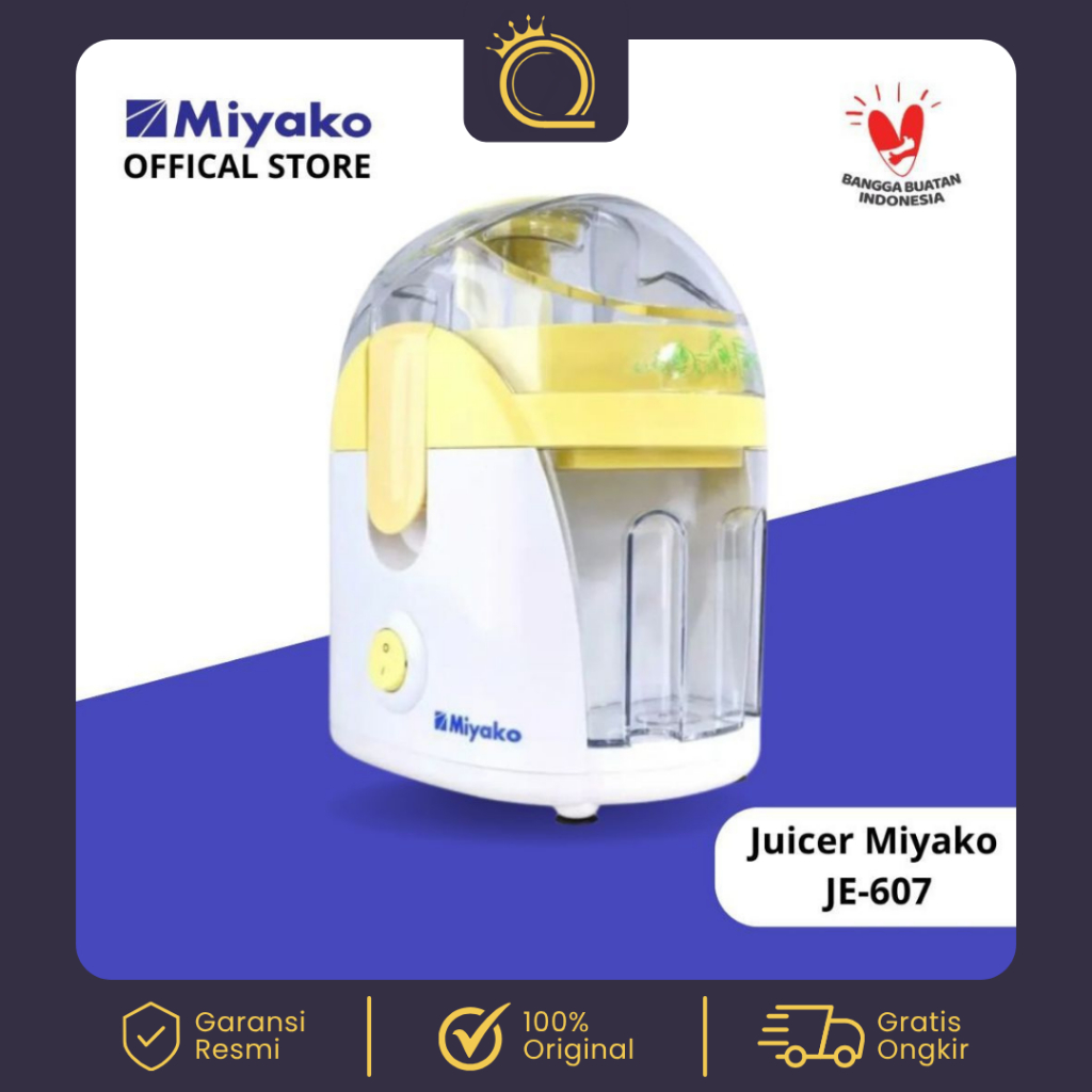 Miyako Juicer 600ml JE-607 Pengekstrak Jus