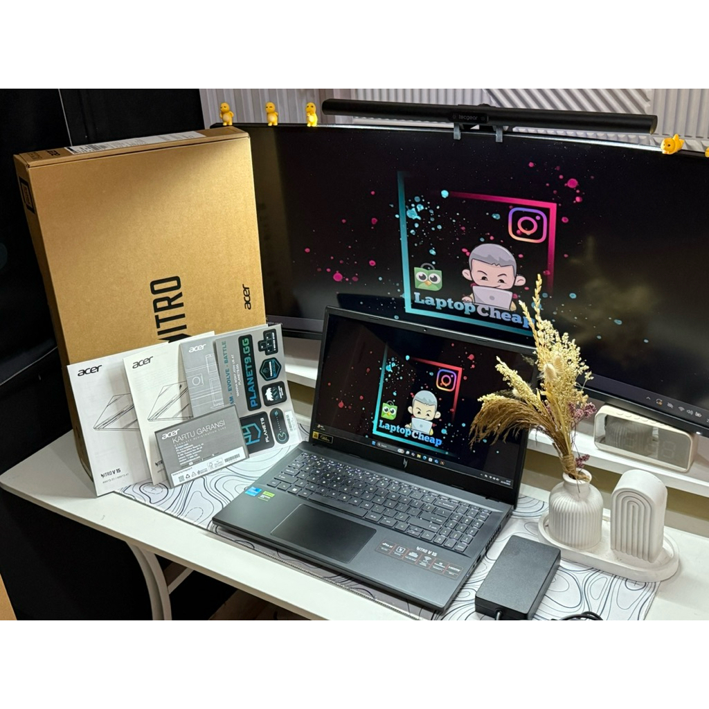 Acer Nitro V15 i5 13420H RTX 4050 Ram 16GB Second Likenew