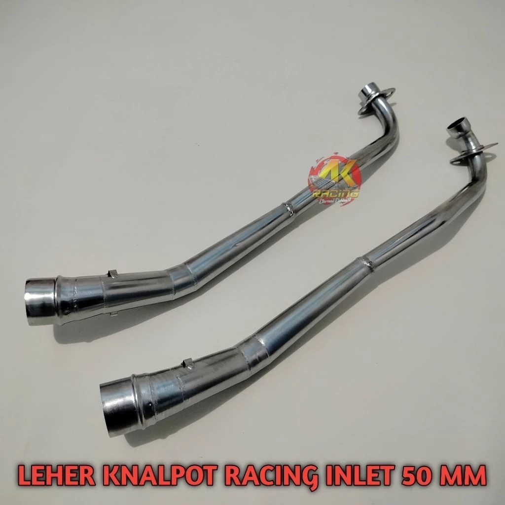 Leher Knalpot Racing Inlet 50 mm Leheran Knalpot Racing Supra Jupiter Vega R ZR Supra fit Supra x125