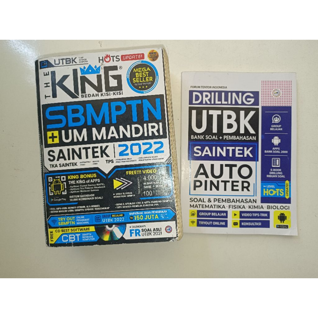 buku penuntun sbmptn saintek 2022+ drilling utbk