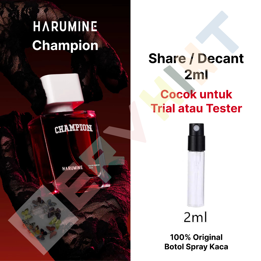 [Decant Parfum] Harumine - Champion EDP (Eau de Parfum) | Plum Grapefruit Honey | Pria