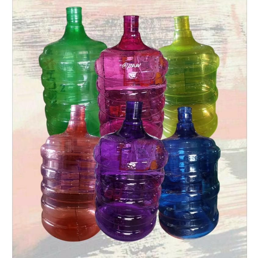 Galon Isi Ulang 19 L/ Galon Warna Biru Kuning Merah Hijau Ungu Pink / Galon Warna Air Minum Isi Ulan