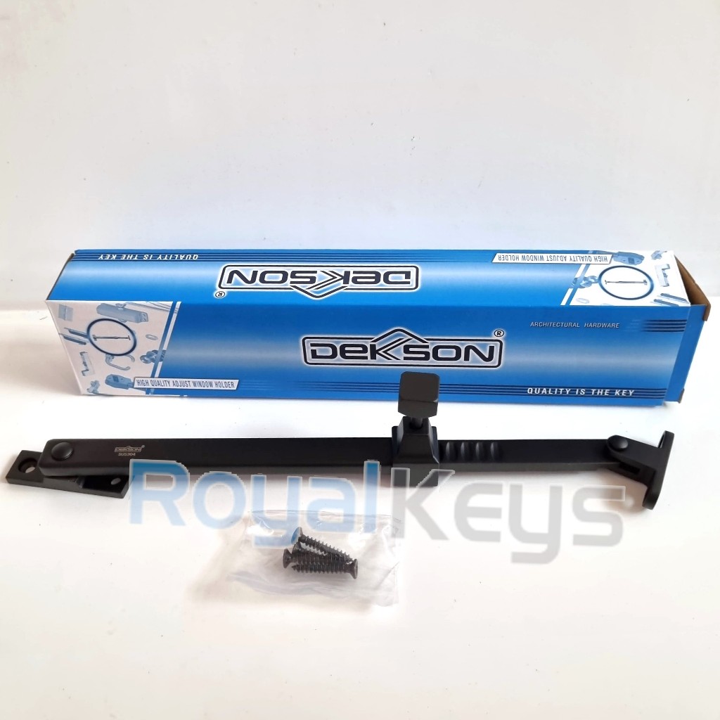 Lamskar Ramskar Penahan Jendela Dekson Dekkson AWH SQ 001 Hitam