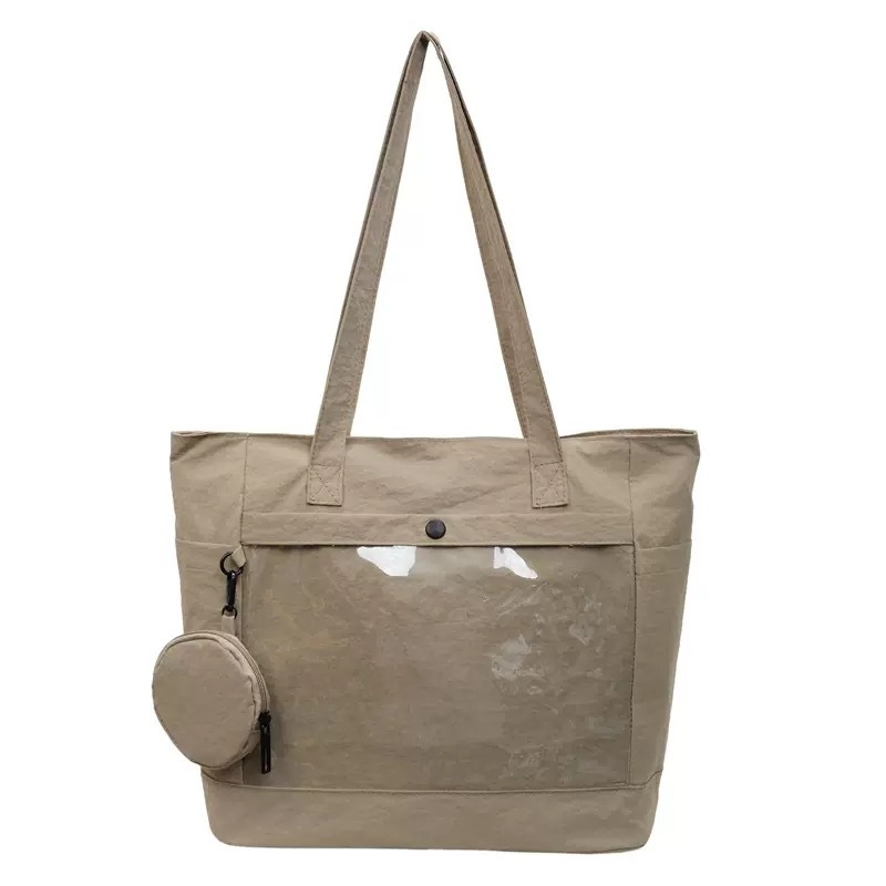 Tas Wanita Tote Bag Transparan Anak / Tas Custom Nama