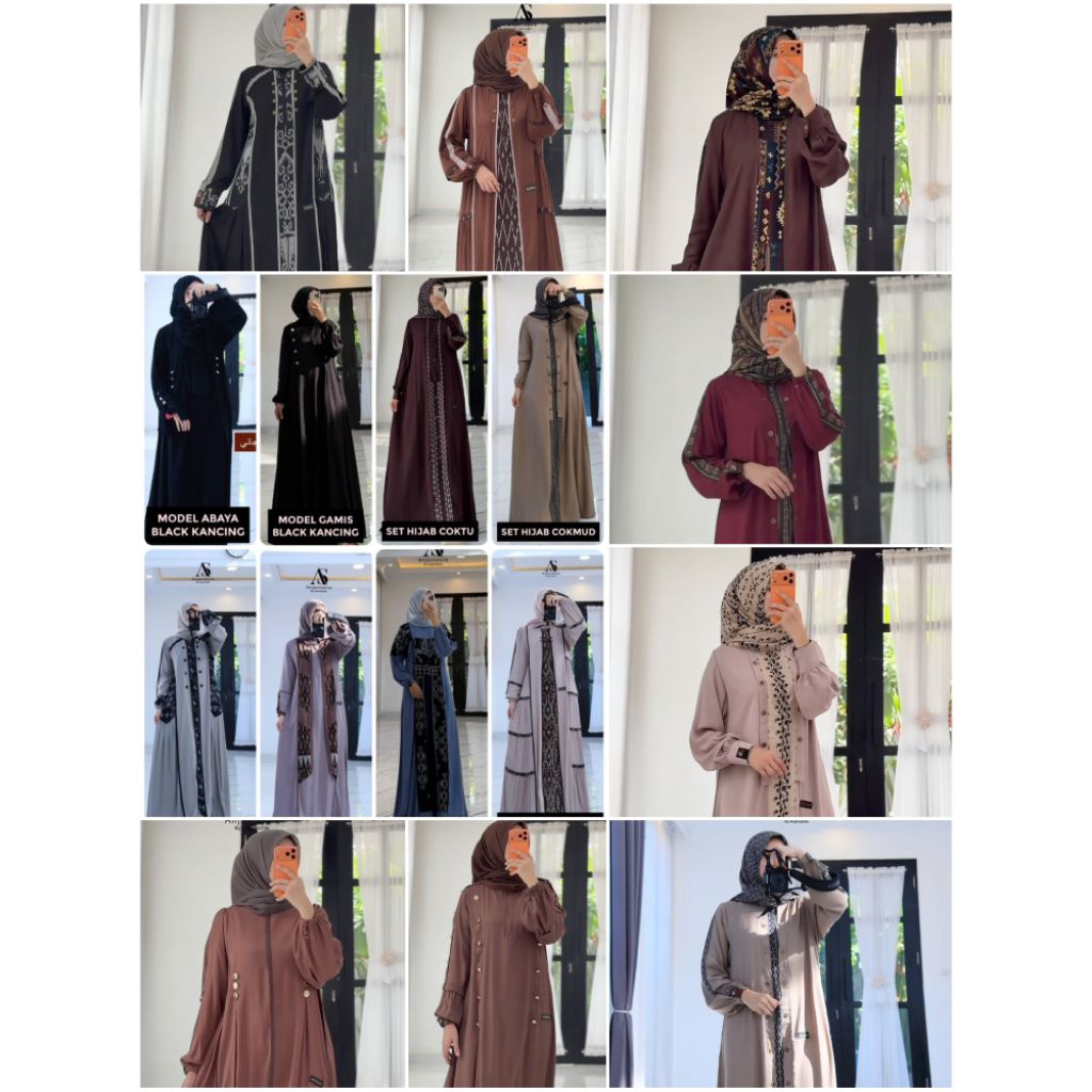 (((READY)))NEW DRESS SET HIJAB ORIGINAL ANJANI STORE/COUPLE DRESS ANJANI STOR TERBARU EDISI SEPTEMBE