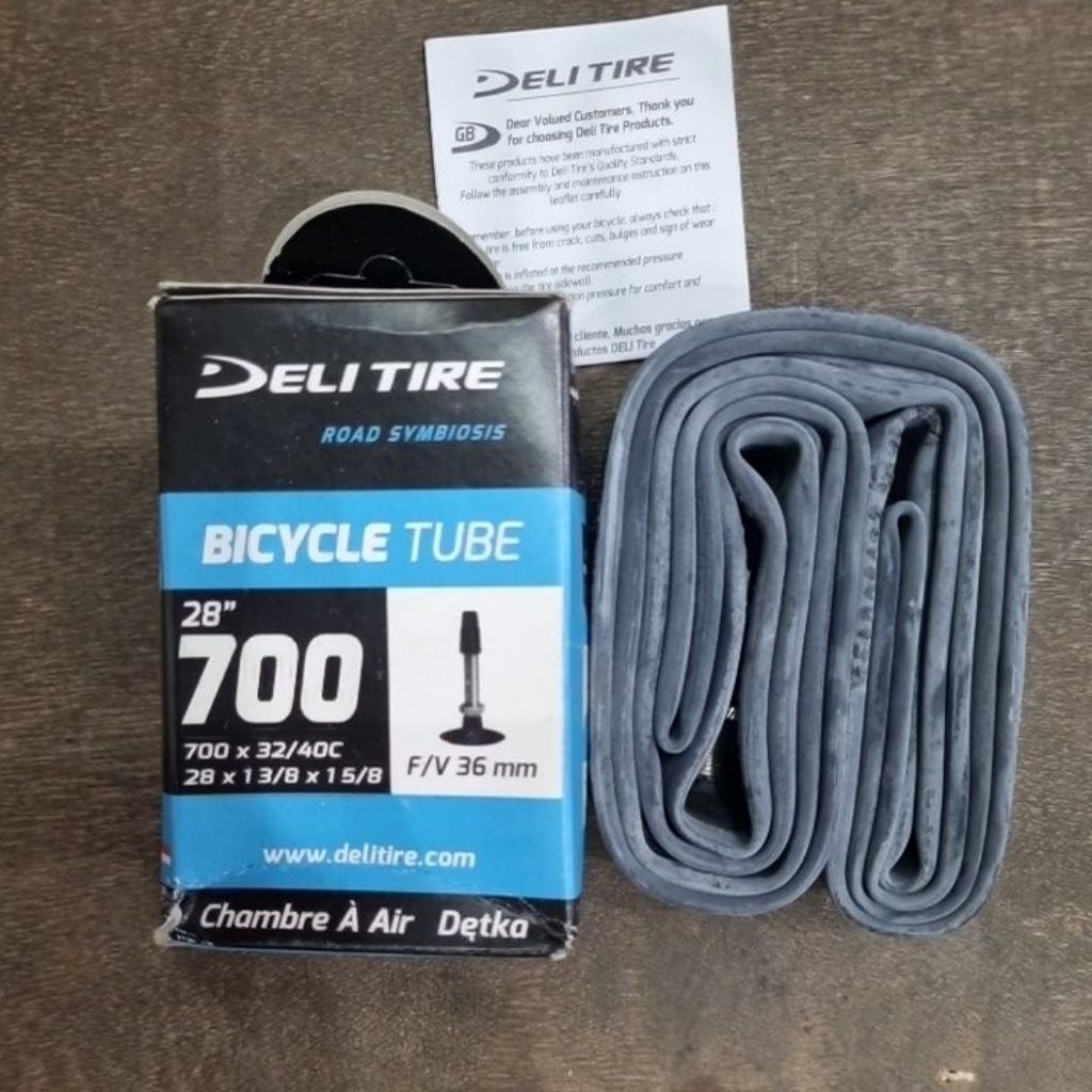 BAN DALAM SEPEDA FIXIE / ROAD BIKE DELI TIRE 700 / 28 INCH