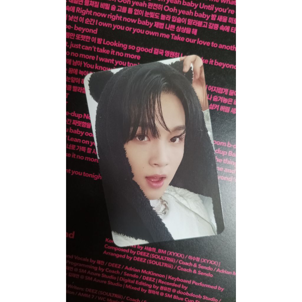 [Ready Stock] Photocard Official Haechan Beruang TC The Great Unity