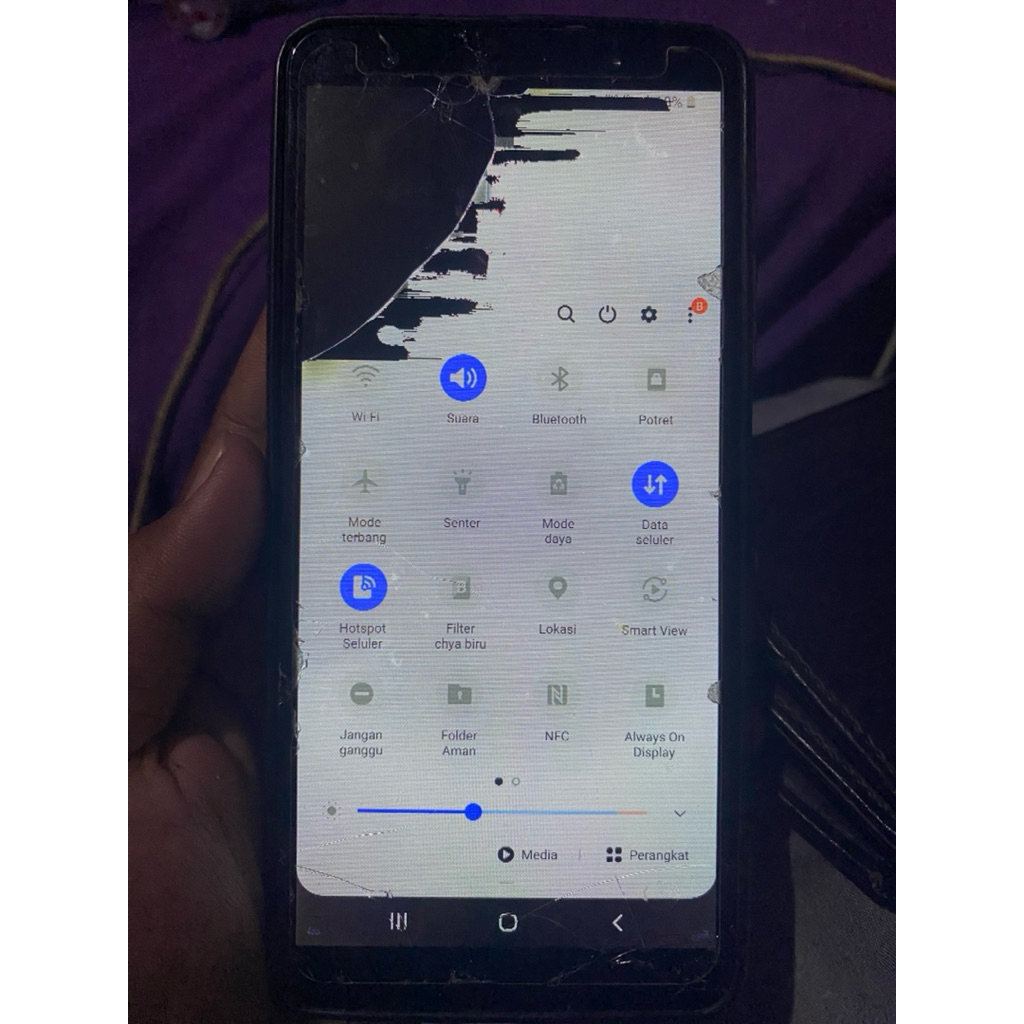 SAMSUNG A7 2018 MINUS LCD SENTUH NORMAL