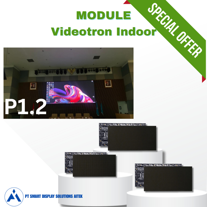 Videotron Indoor P1.2 Murah Lengkap Kualitas Terbaik Module Cabinet Hight Quality Ruang Meeting Aula