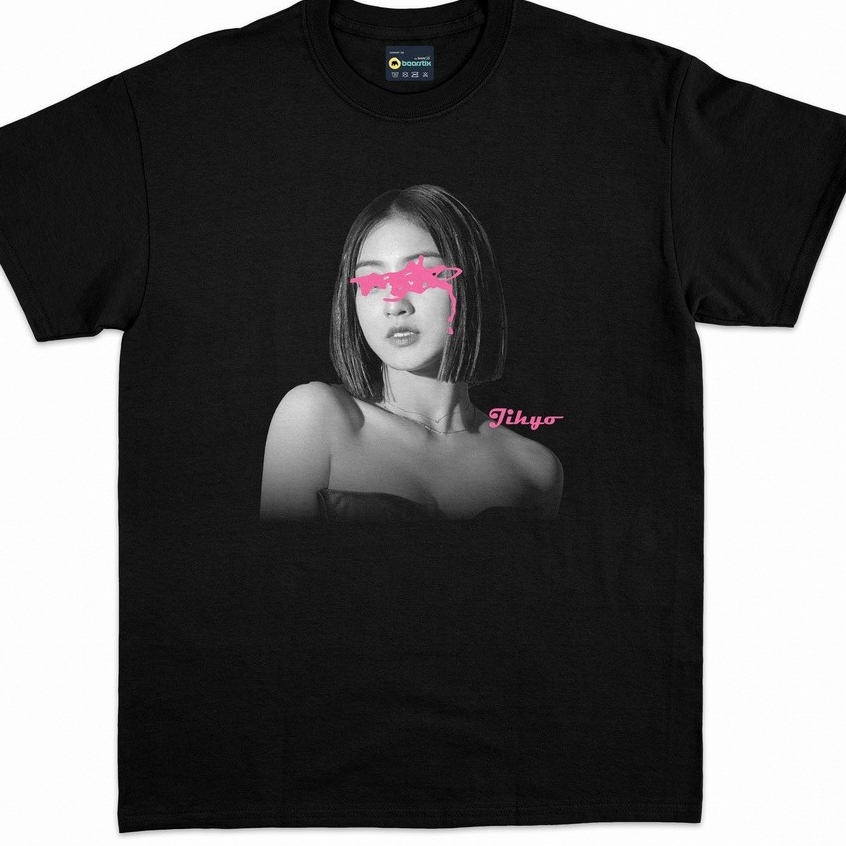 Tshirt Jihyo - Kaos Twice - Tshirt Kpop - Baju Streetwear - Kaos Once