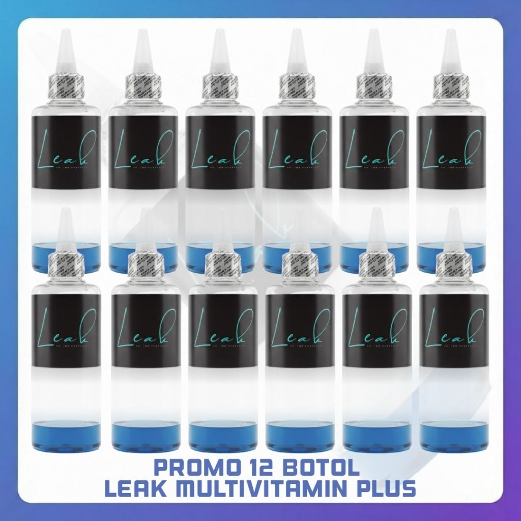 Promo 12 Botol LEAK Multivitamin Plus – Suplemen Vitamin Pakan Nektar Burung Kolibri Pleci Sogon Kon