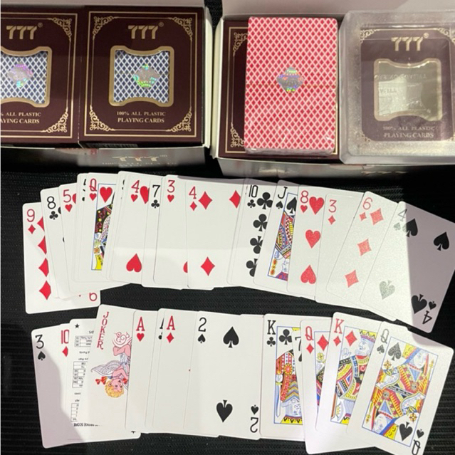 Kartu Remi Premium International Free Box Kartu Remi Premium Bahan Plastik 777 Kartu Remi Waterproof