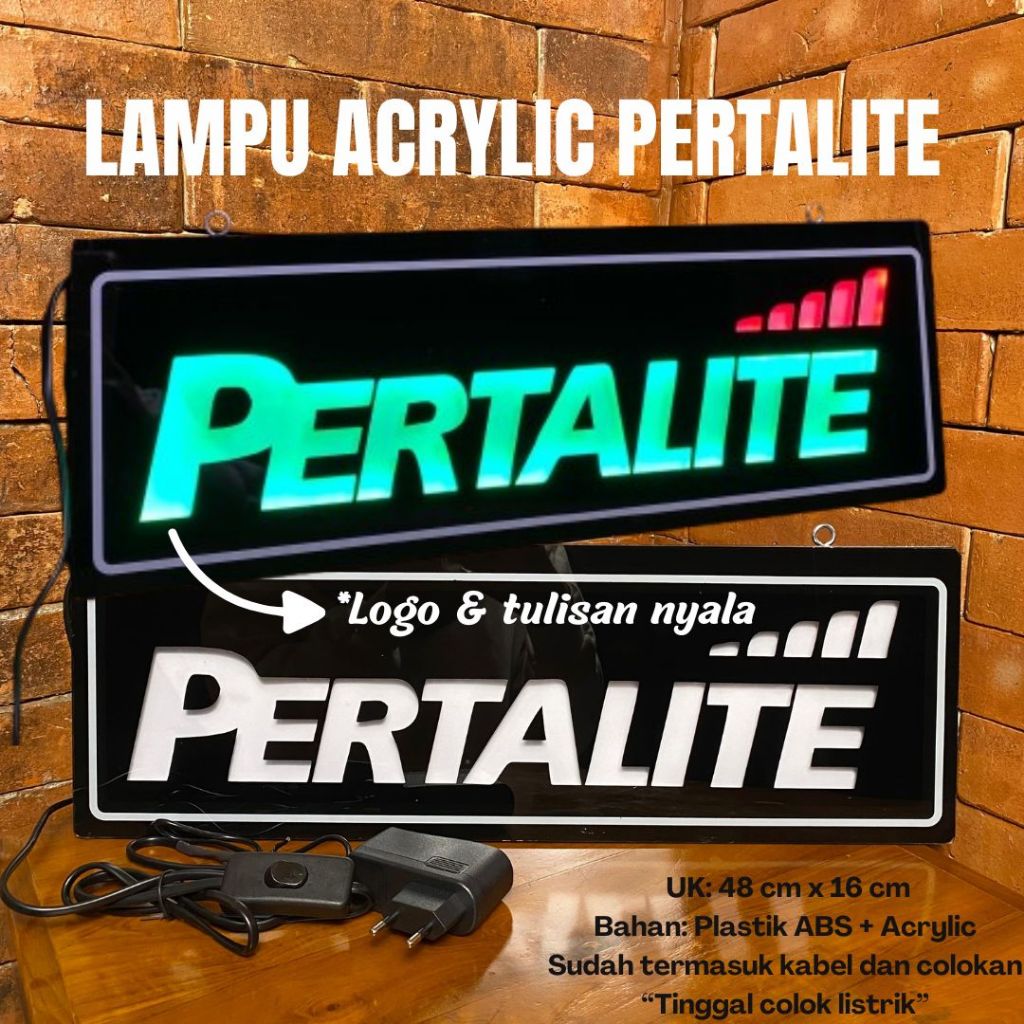 Lampu Neon Box Mini / Lampu Neon Sign Akrilik / Neon LED Tulisan Estetik / Lampu Tulisan Penanda Usa