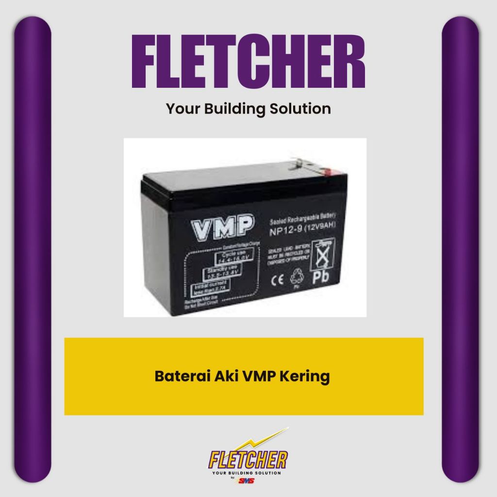 Baterai UPS Aki Kering VMP UK. 6V 3,4Ah - 12V 18Ah