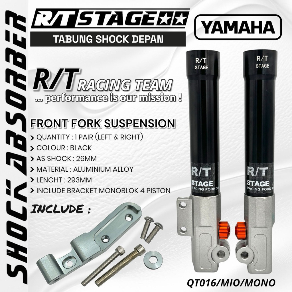 bottom shock tabung shock depan RT stage ohlin Beat Vario Scoopy