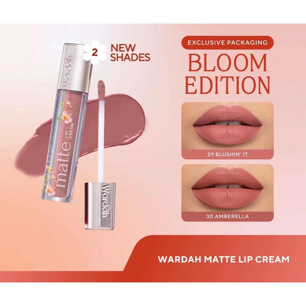 Wardah Matte Lip Cream | Lip Cream Wardah - WARDAH Matte Lip Cream 4 g