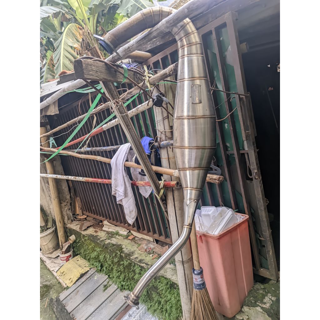 Chambers Perutan knalpot Ninja RR SS R RS-1 Stenless uk 42 tipe cobra