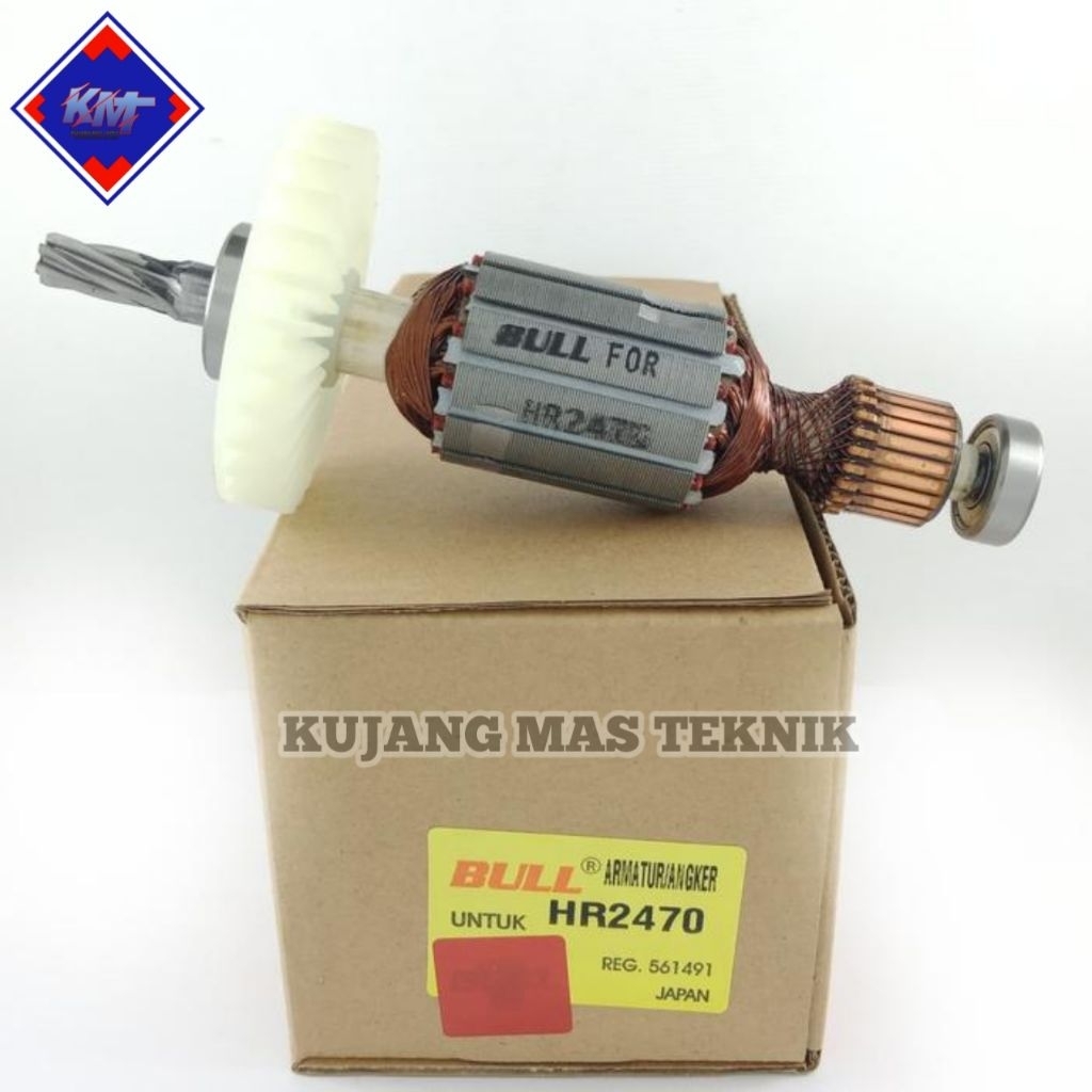 ARMATURE ANGKER HR2470 MESIN BOR HAMMER DRILL MAKITA HR2470 ROTOR HR2470 MAKITA