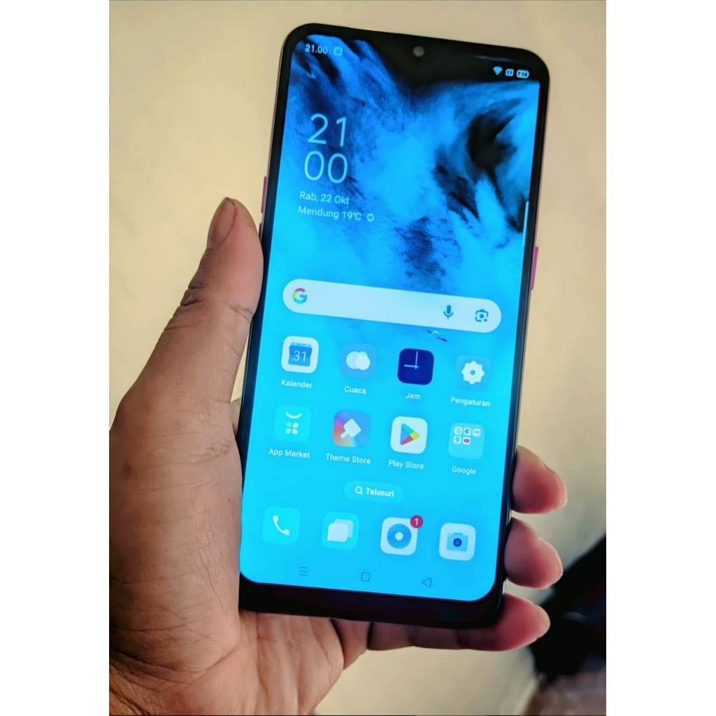 Oppo F9 original resmi 4/64 hp gaming termurah