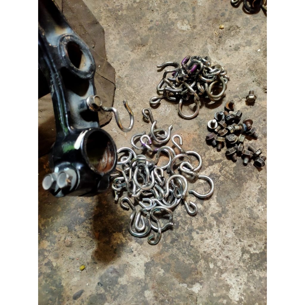 Klem Kawat Japit Selang Rem Depan Ninja Rr New Old