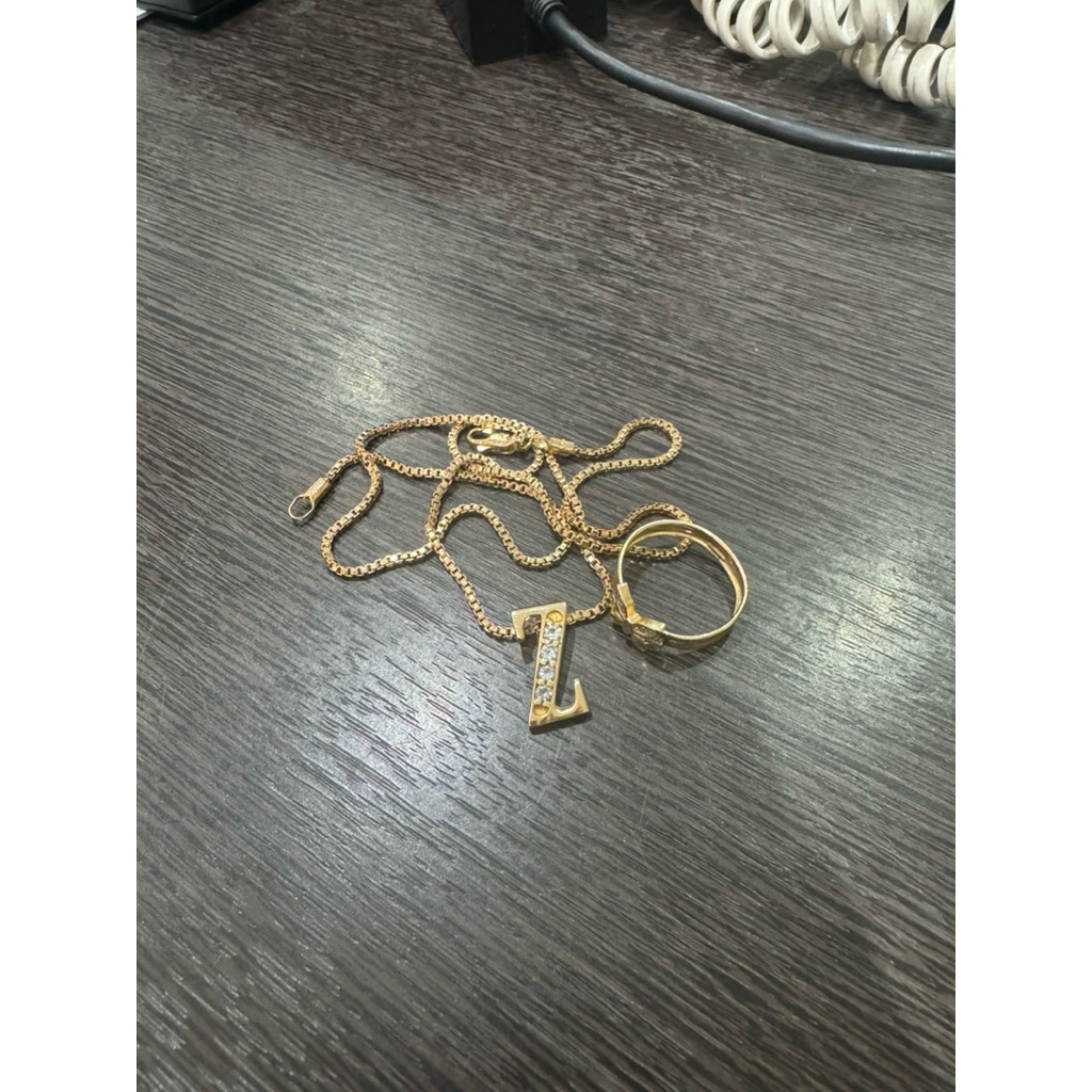 PERHIASAN EMAS 7,5gram | KALUNG DAN CINCIN