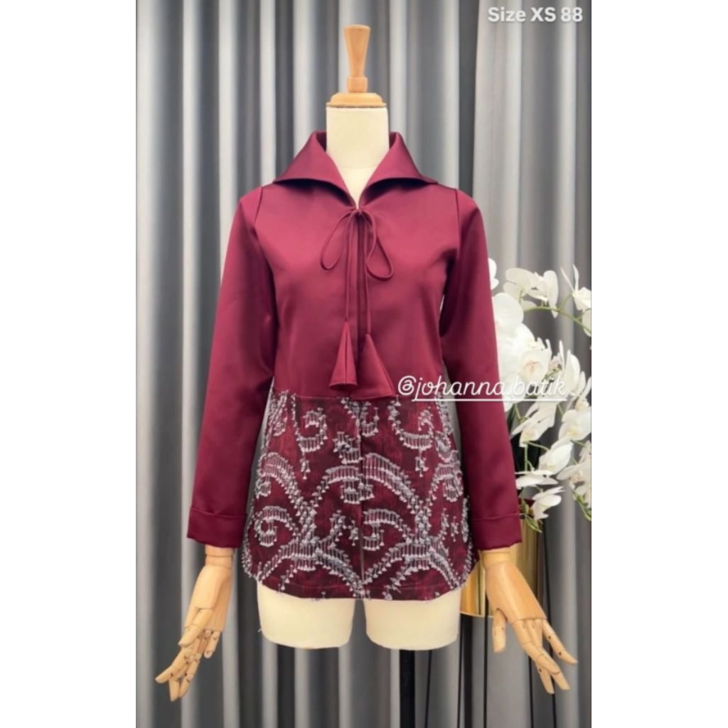 Batik Johanna sample size XS LD 88 plus minus 3cm mewah cantik murah premium