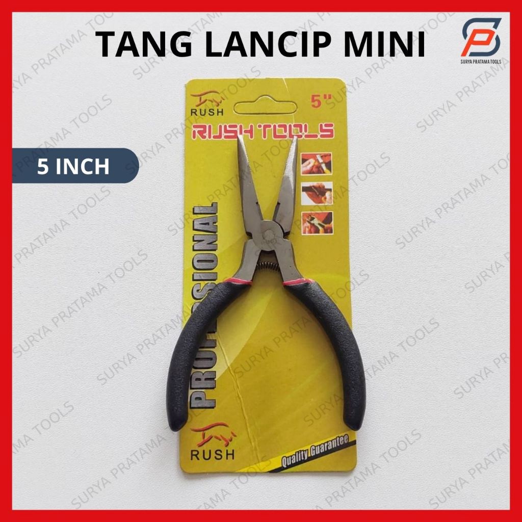 Tang Mini Lancip 5 Inch / Tang Kecil Pendek 5" / Tang Cucut