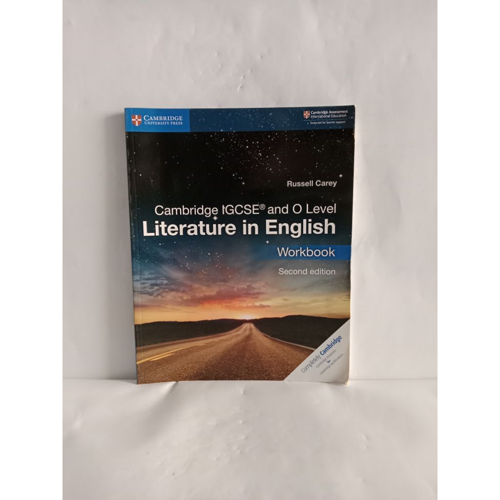 Buku original Cambridge IGCSE and O Level Literature in English Workbook Second edition