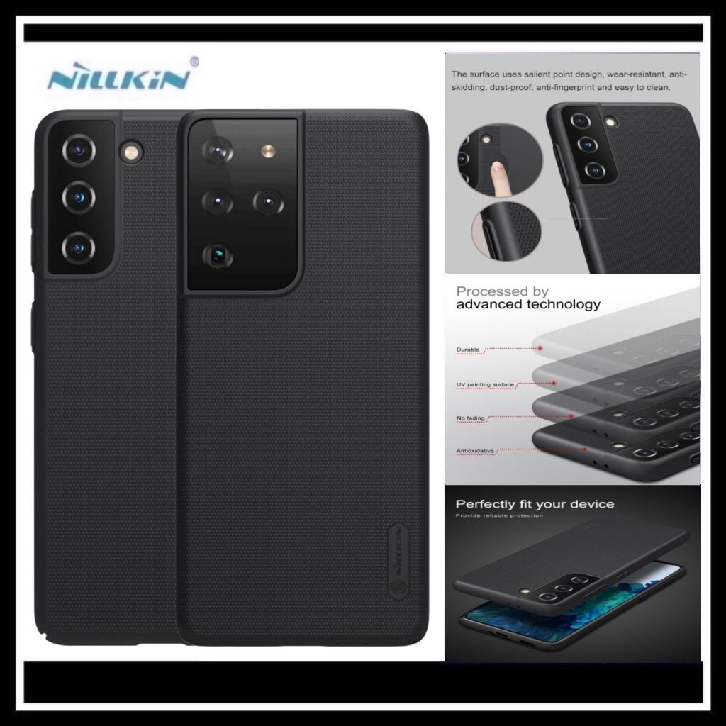 Case Samsung Galaxy S21 / S21+Plus / S21 Ultra / S21 FE S21FE 5G Nillkin Frosted Shield Original Har