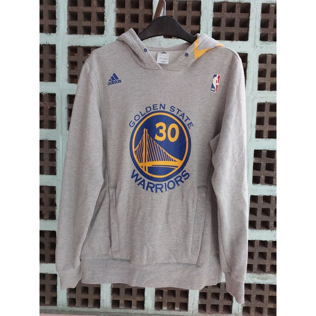 HOODIE ADIDAS GOLDEN STATE WARIOR NBA JAKET PRIA ABU JAKET ORI MURAH SECOND