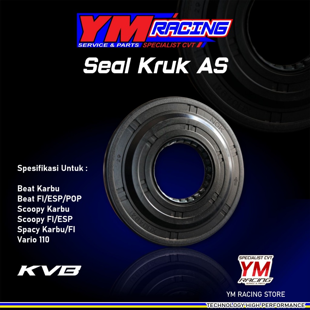 SEAL KRUK AS BEAT KARBU / KARET SEAL KRUK AS BEAT FI/ESP | KRUK AS VARIO 110 ( KARET SEAL ANTI PANAS