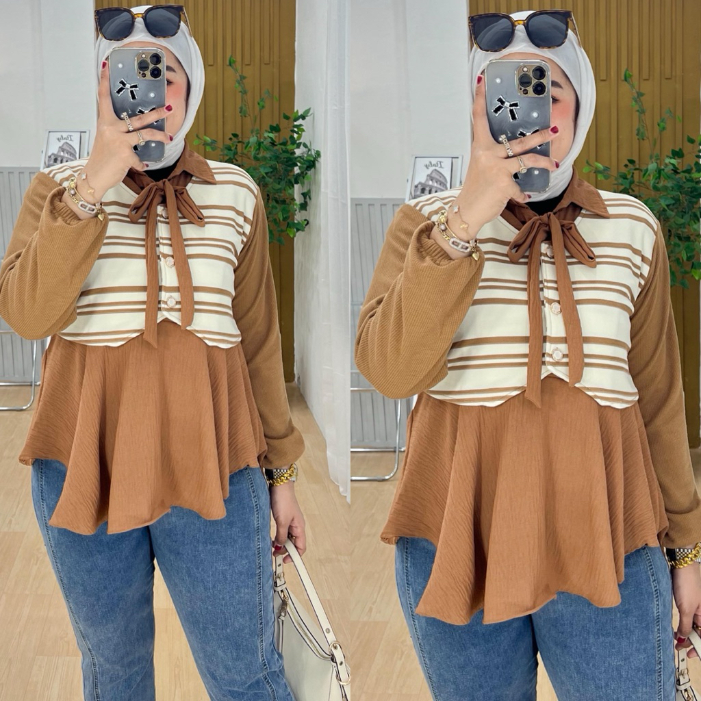 Disen butik Atasan wanita fashion kekinian