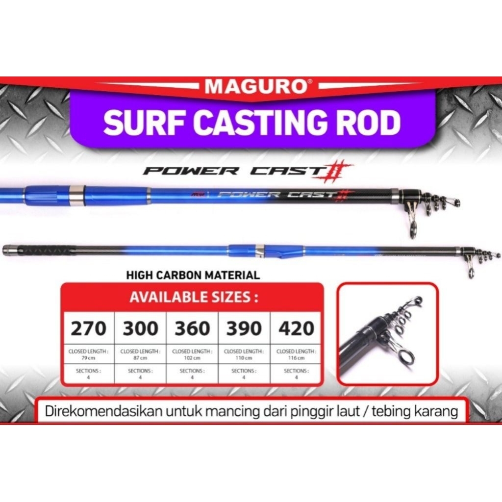 Joran Surg Maguro Power Cast II 270,300,360,390,420