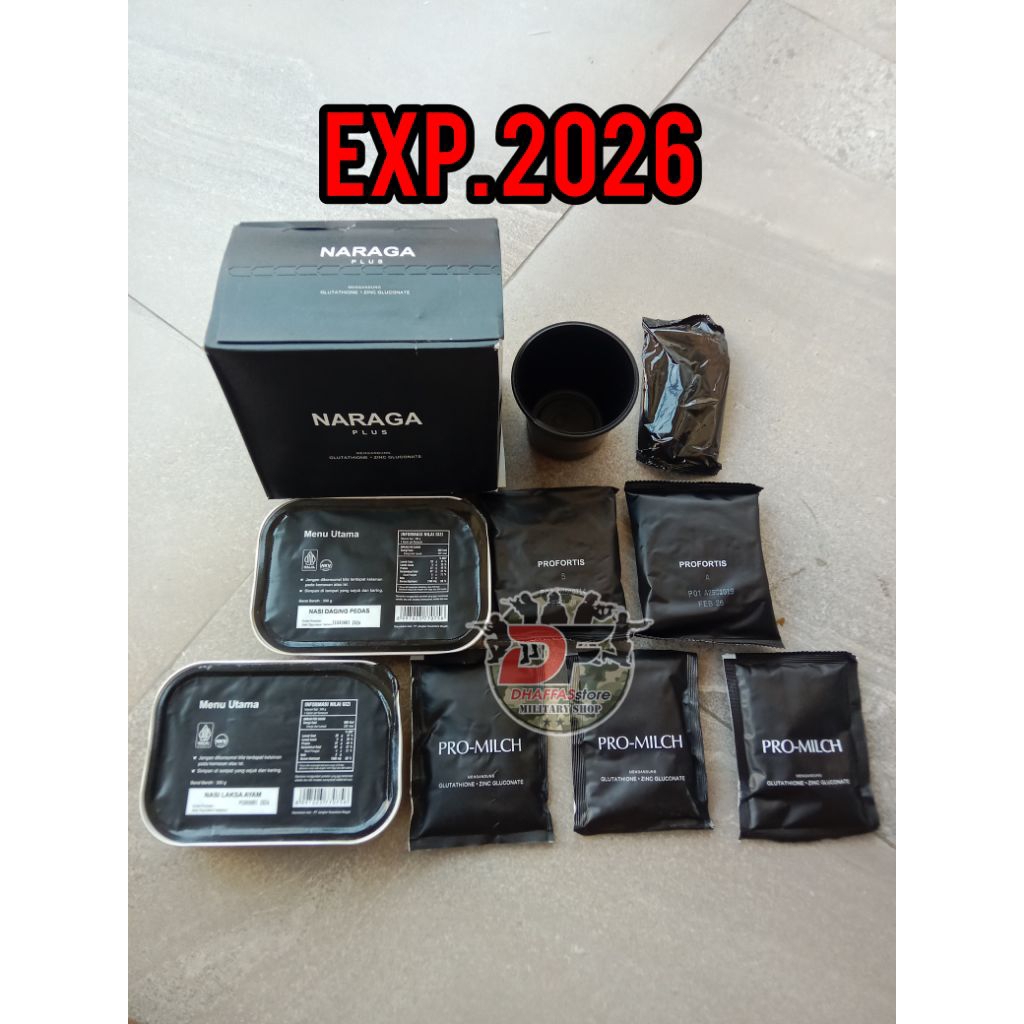 terlaris. ransum naraga plus tni || ransum naraga plus || ransum tni || makanan tentara || naraga pl