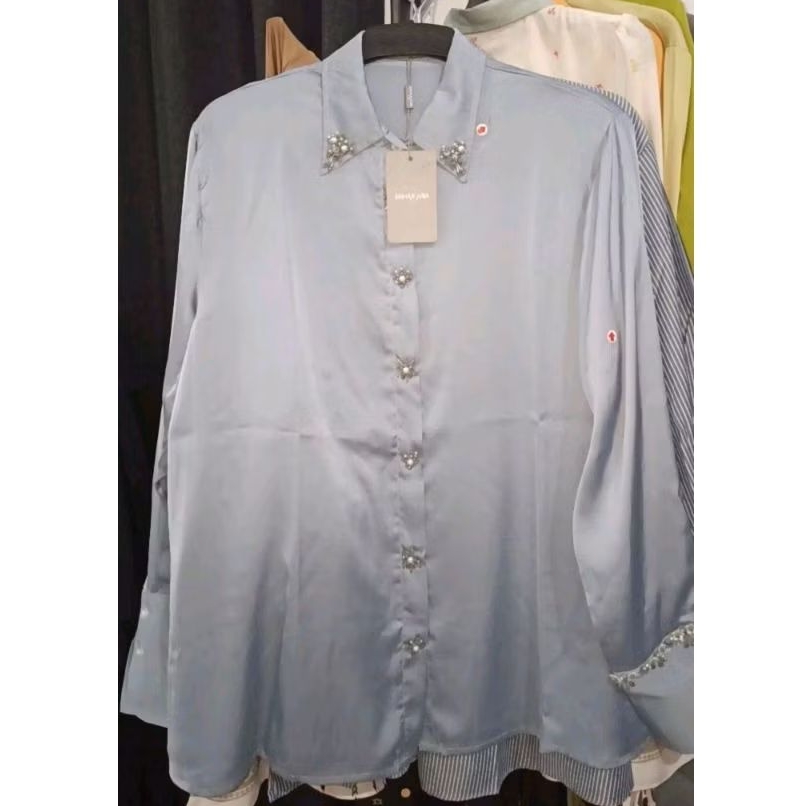 Efra Top Blue By Jenna & Kaia (Grade B)