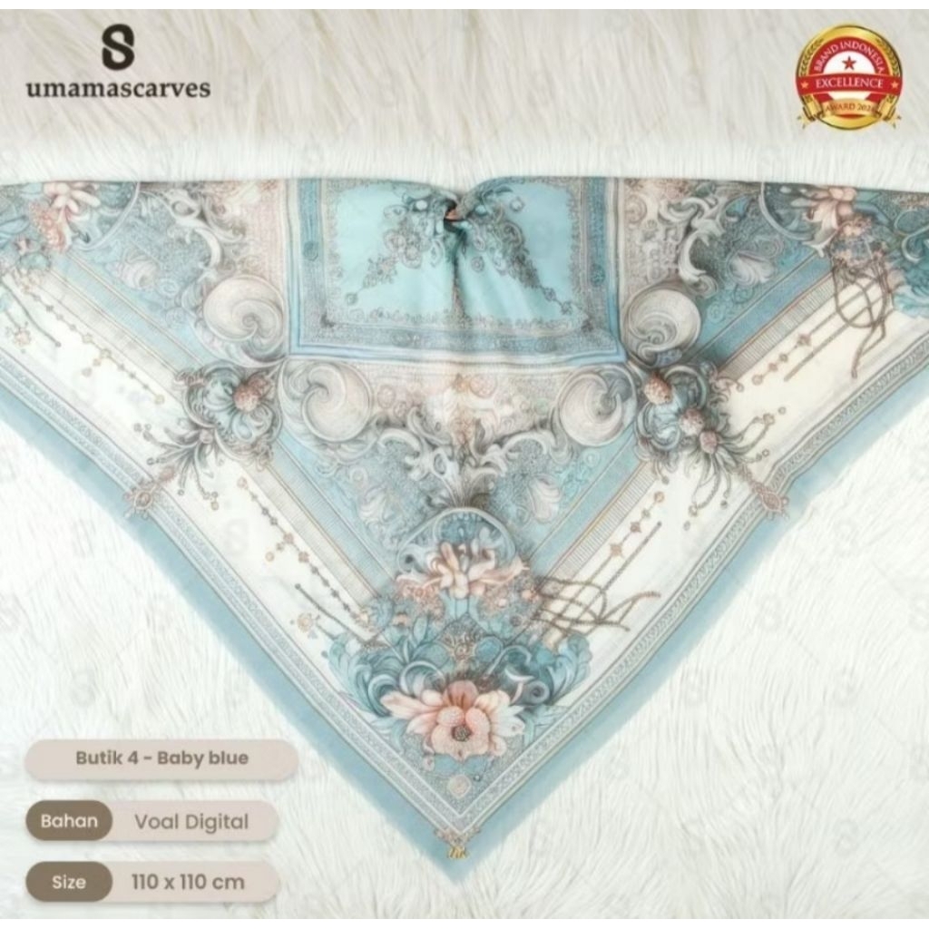 Jilbab Umama Segi empat umama box Kerudung Umama