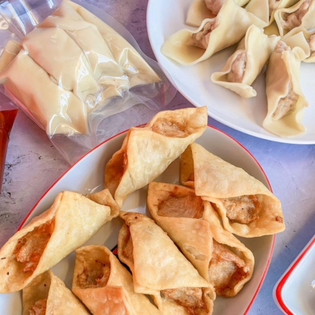 Pangsit Tulang Rangu isi 10pcs Makanan Frozen Food Praktis