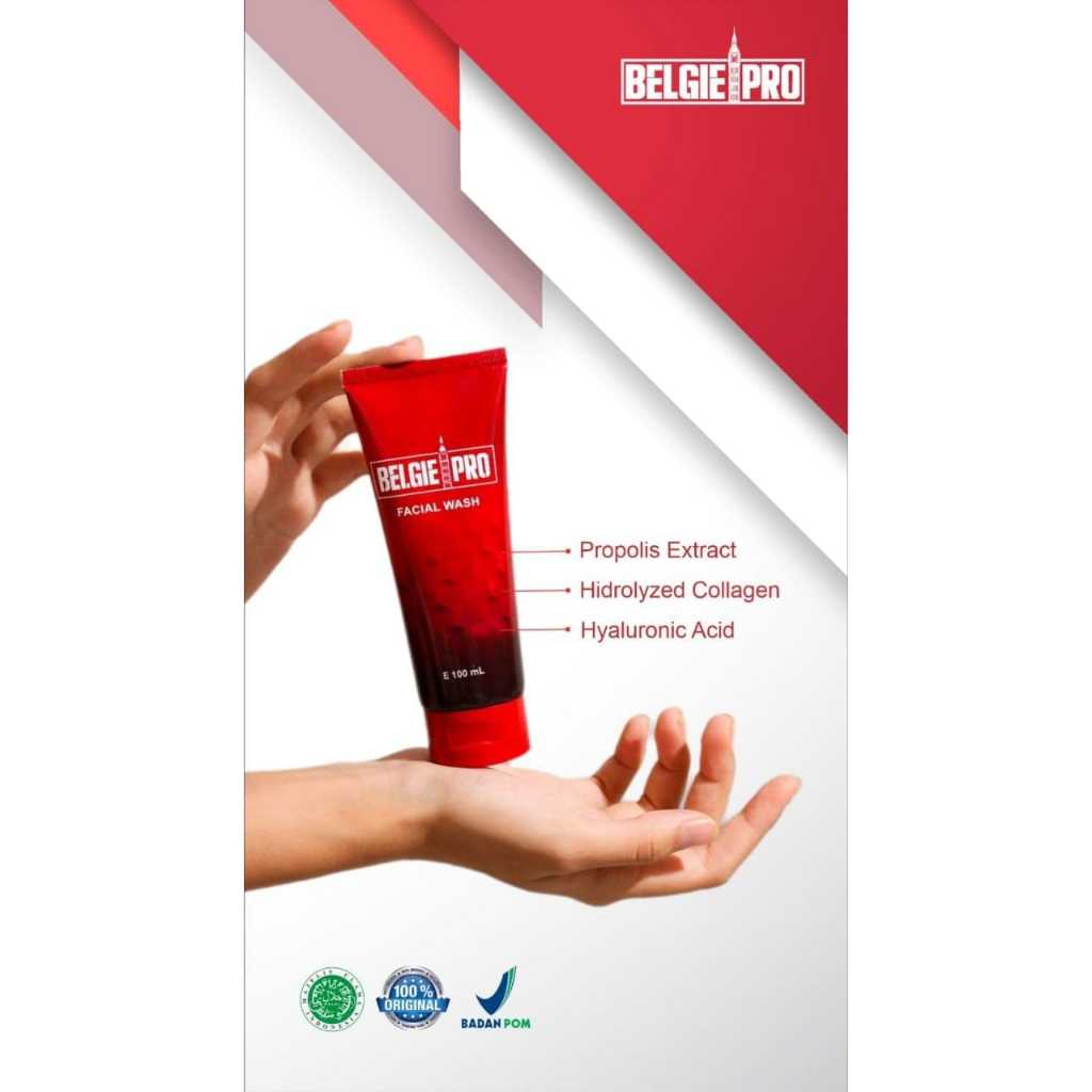 Belgie Facial Wash/BELGIE BRITISH PROPOLIS/SKINCARE/PROPOLIS/KESEHATAN KULIT