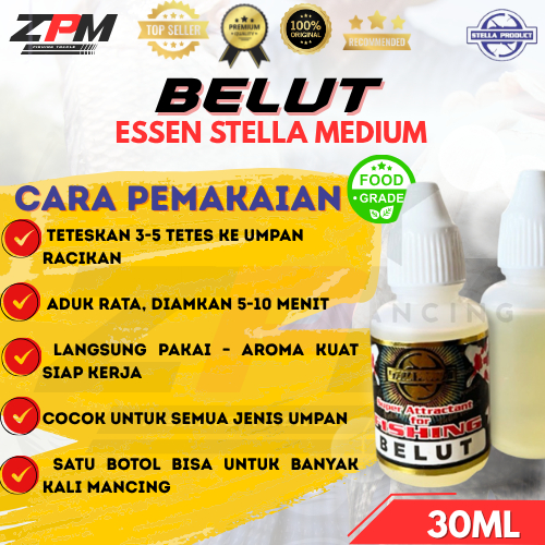 Essen Pancing stella Amisan belut 30ml aroma umpan ikan mas bawal patin