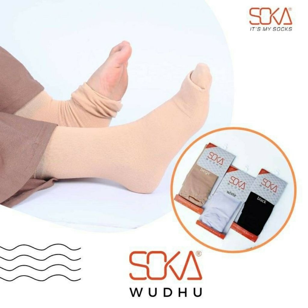Kaos kaki wudhu anti slip - SOKA