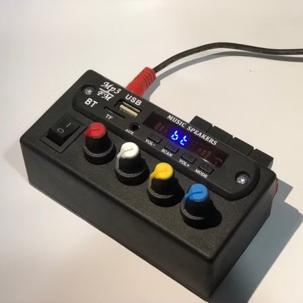 AMPLI MINI 12V BLUETOOTH USB 4 POTENSIO